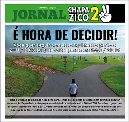 Jornal Chapa 2 Zico - É hora de decidir!