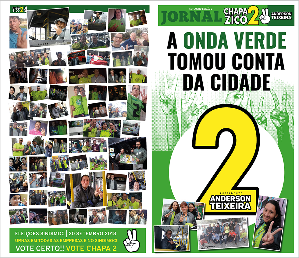 Jornal Chapa 2 Zico - A onda verde tomou conta da cidade